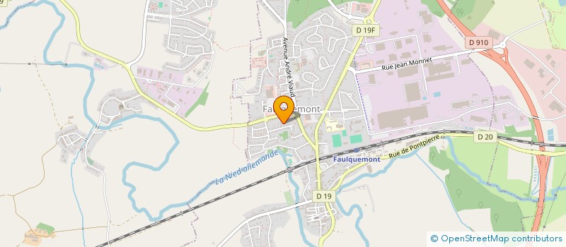 localisation de l'entreprise MONSIEUR MEHMET AKKULAK  FAULQUEMONT