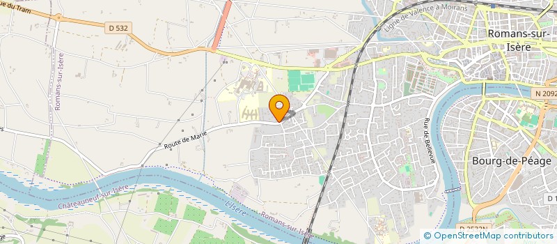 localisation de l'entreprise MONSIEUR MEHMET ALAN  ROMANS-SUR-ISERE