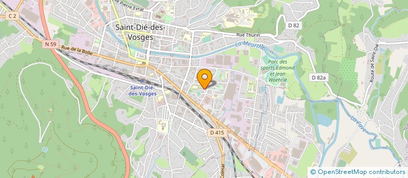 localisation de l'entreprise MONSIEUR MEHMET-ALI AYDOGDU  SAINT-DIE-DES-VOSGES