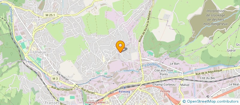 localisation de l'entreprise MONSIEUR MEHMET ARIKAN  FIRMINY