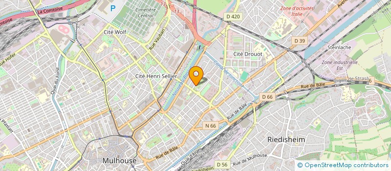 localisation de l'entreprise MONSIEUR MEHMET ASGA  MULHOUSE