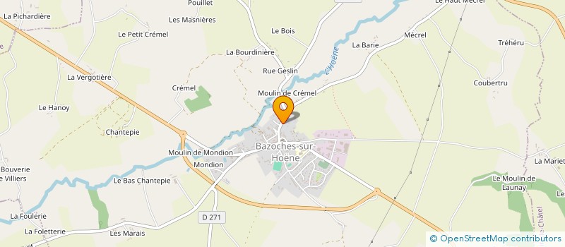localisation de l'entreprise MONSIEUR MEHMET AYDAS à BAZOCHES-SUR-HOENE