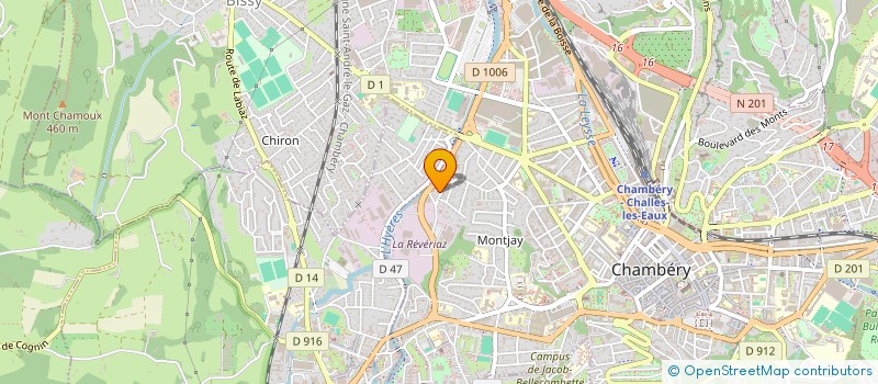 localisation de l'entreprise MONSIEUR MEHMET BAG à CHAMBERY