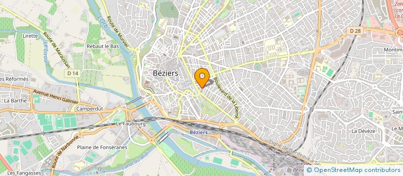 localisation de l'entreprise MONSIEUR MEHMET BELEN  BEZIERS