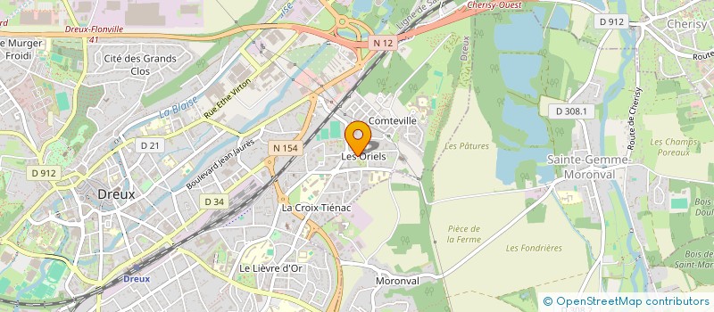 localisation de l'entreprise MONSIEUR MEHMET BIYIKLI à DREUX