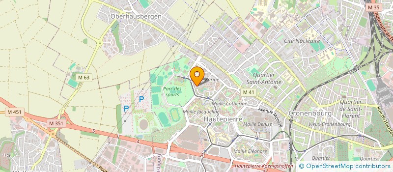 localisation de l'entreprise MONSIEUR MEHMET BOLUKBASI à STRASBOURG