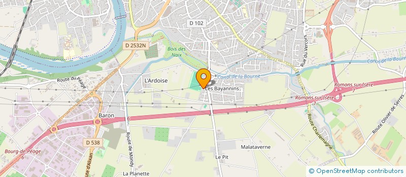 localisation de l'entreprise MONSIEUR MEHMET BORHAN  BOURG-DE-PEAGE