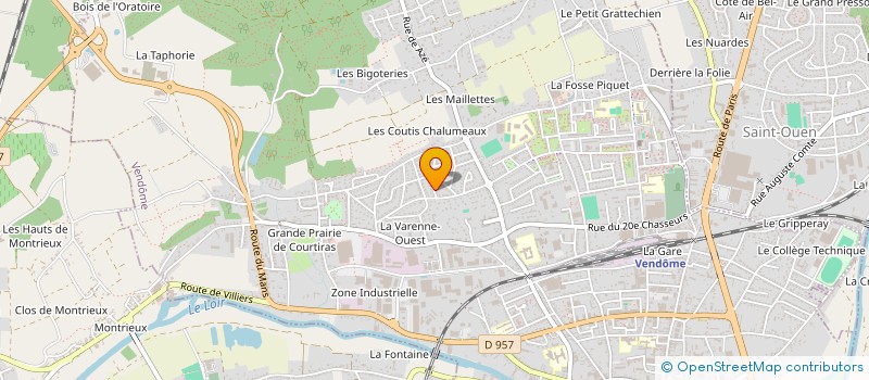 localisation de l'entreprise MONSIEUR MEHMET BUYUKSARI à VENDOME
