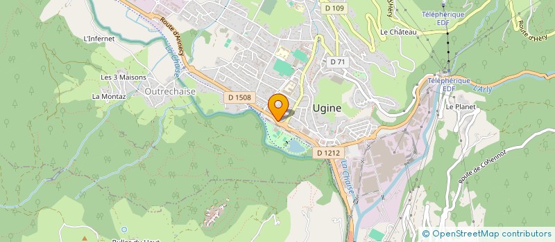 localisation de l'entreprise MONSIEUR MEHMET CALISKAN  UGINE