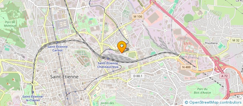 localisation de l'entreprise MONSIEUR MEHMET-CAN DAVULCU  SAINT-ETIENNE