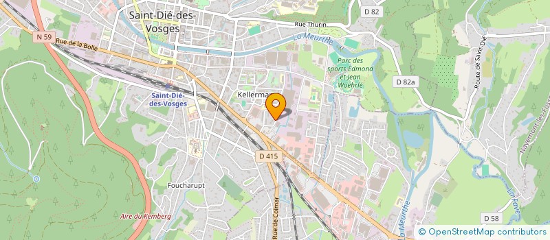 localisation de l'entreprise MONSIEUR MEHMET CELIK  SAINT-DIE-DES-VOSGES