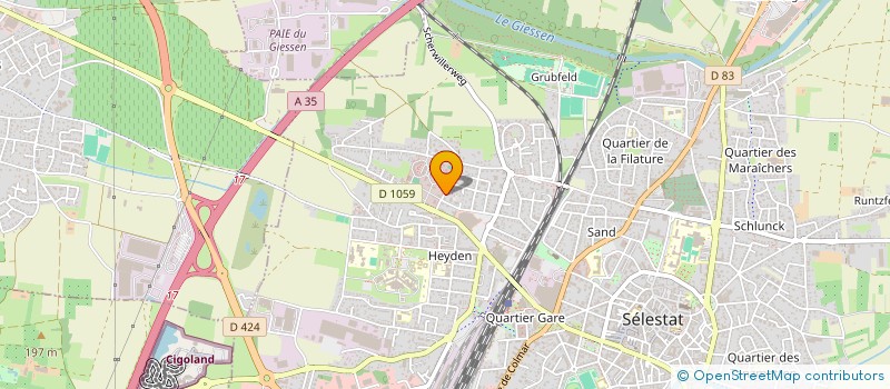 localisation de l'entreprise MONSIEUR MEHMET CELIK  SELESTAT