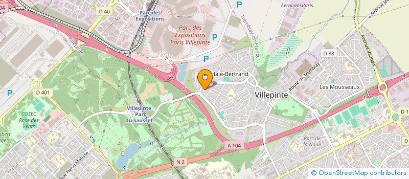 localisation de l'entreprise MONSIEUR MEHMET COSKUN à VILLEPINTE