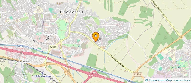 localisation de l'entreprise MONSIEUR MEHMET DEMIR  L'ISLE-D'ABEAU