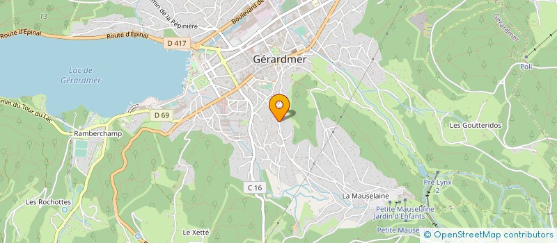 localisation de l'entreprise MONSIEUR MEHMET DUMAN à GERARDMER