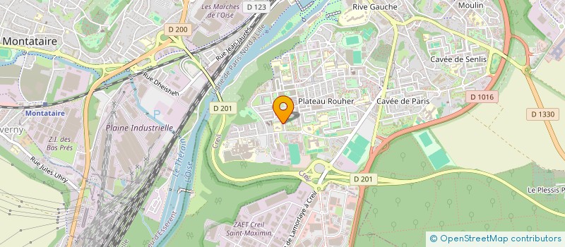 localisation de l'entreprise MONSIEUR MEHMET ERGUN  CREIL