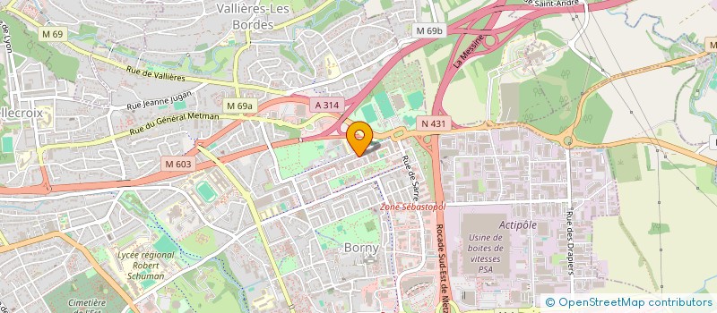 localisation de l'entreprise MONSIEUR MEHMET ERTAS  METZ