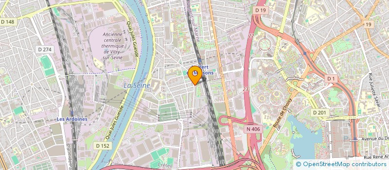 localisation de l'entreprise MONSIEUR MEHMET ERTURK  ALFORTVILLE