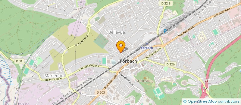 localisation de l'entreprise MONSIEUR MEHMET GUNER  FORBACH