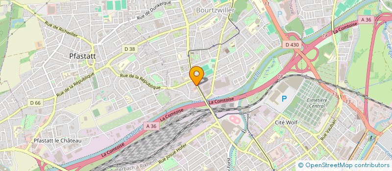 localisation de l'entreprise MONSIEUR MEHMET GURES  MULHOUSE