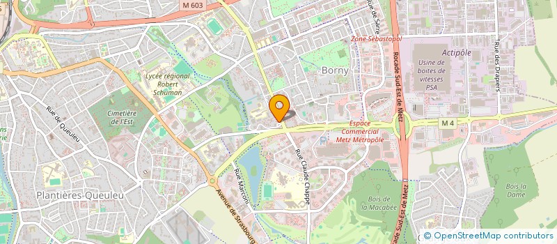 localisation de l'entreprise MONSIEUR MEHMET HORUZ  METZ