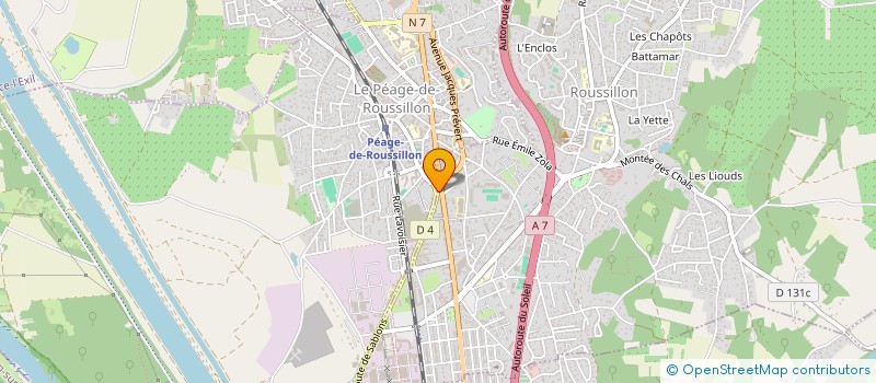 localisation de l'entreprise MONSIEUR MEHMET KABAK à ROUSSILLON