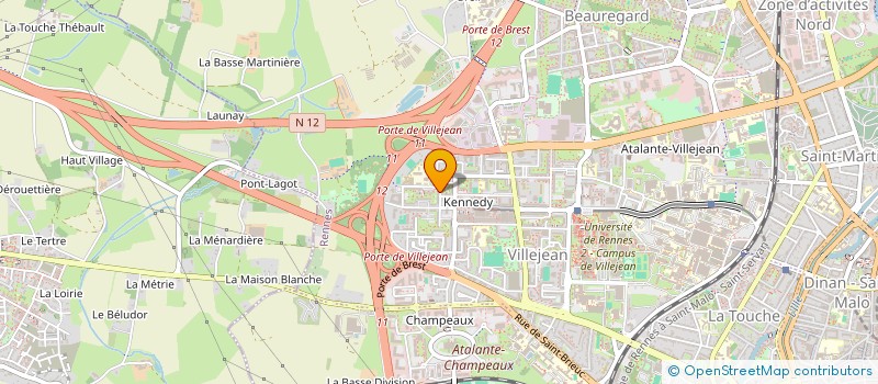 localisation de l'entreprise MONSIEUR MEHMET KANLI  RENNES