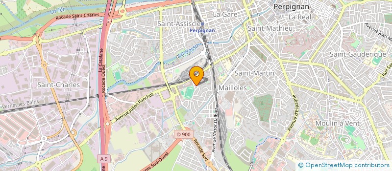 localisation de l'entreprise MONSIEUR MEHMET KARA  PERPIGNAN