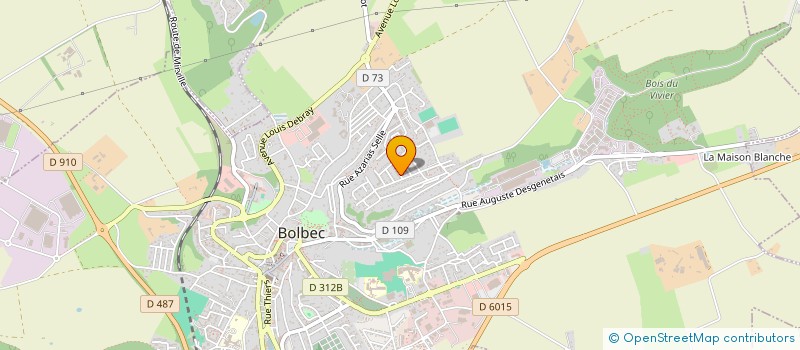 localisation de l'entreprise MONSIEUR MEHMET KARA  BOLBEC