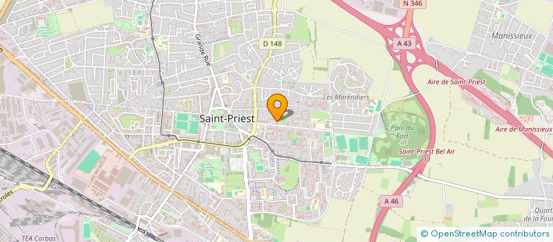 localisation de l'entreprise MONSIEUR MEHMET KARAKAYA  SAINT-PRIEST