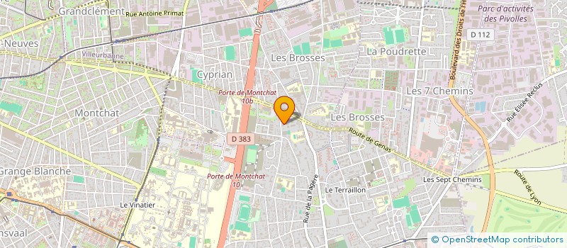 localisation de l'entreprise MONSIEUR MEHMET KARYAGDI  BRON