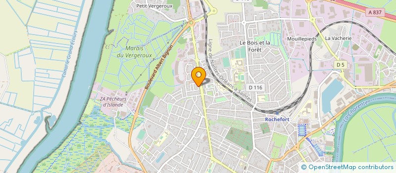 localisation de l'entreprise MONSIEUR MEHMET KAYAK  ROCHEFORT