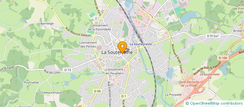 localisation de l'entreprise MONSIEUR MEHMET KAZAN à LA SOUTERRAINE
