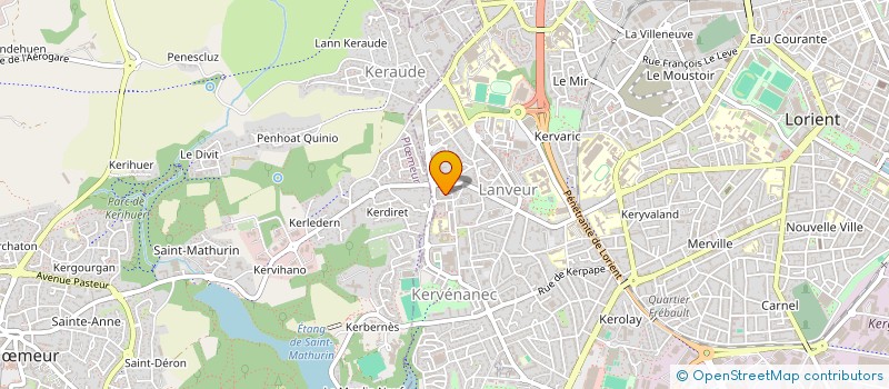 localisation de l'entreprise MONSIEUR MEHMET KELEKCI  LORIENT