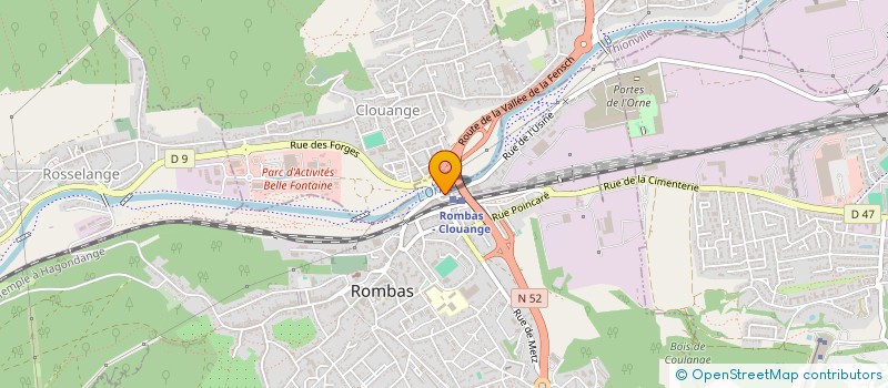 localisation de l'entreprise MONSIEUR MEHMET KILIC  ROMBAS