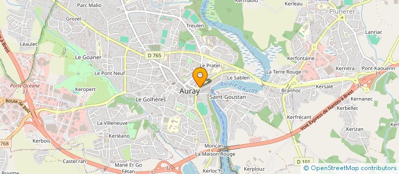 localisation de l'entreprise MONSIEUR MEHMET KINAY à AURAY