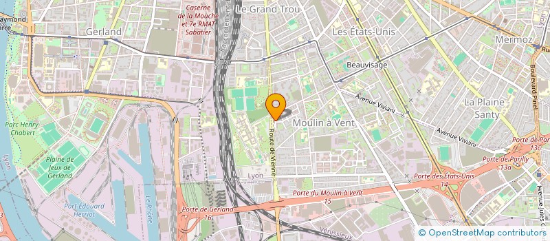 localisation de l'entreprise MONSIEUR MEHMET KOCAK  VENISSIEUX