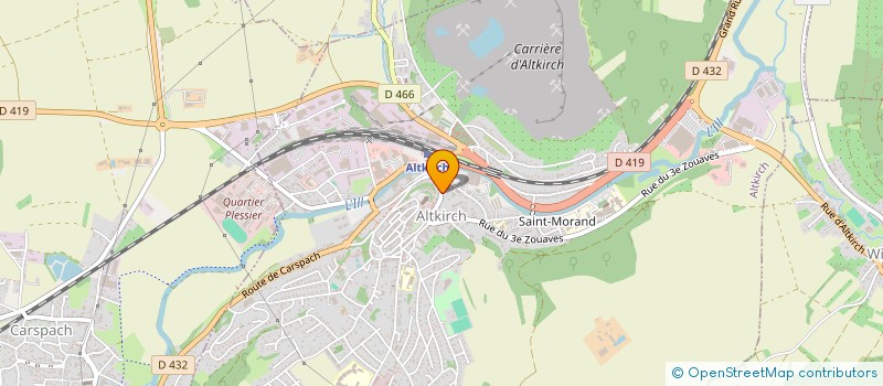 localisation de l'entreprise MONSIEUR MEHMET KORKMAZ  ALTKIRCH