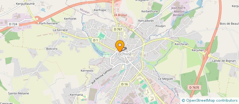 localisation de l'entreprise MONSIEUR MEHMET KOSE  LOCMINE