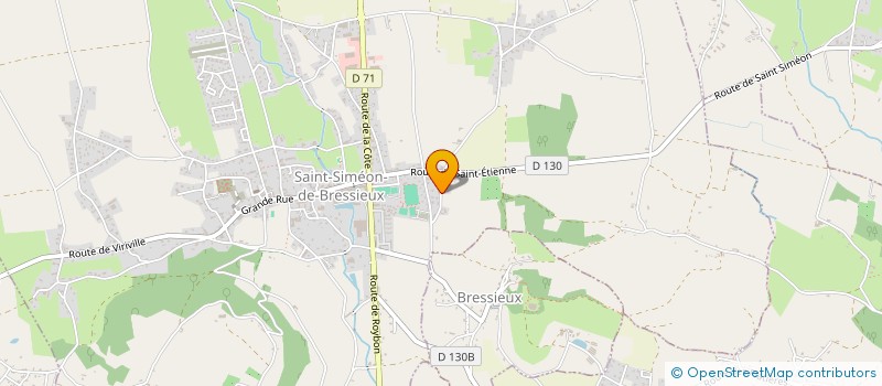 localisation de l'entreprise MONSIEUR MEHMET KUMET  SAINT-SIMEON-DE-BRESSIEUX