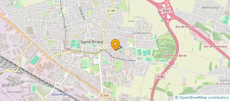 localisation de l'entreprise MONSIEUR MEHMET KURSUN  SAINT-PRIEST