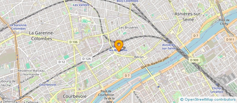 localisation de l'entreprise MONSIEUR MEHMET LERMI à COURBEVOIE