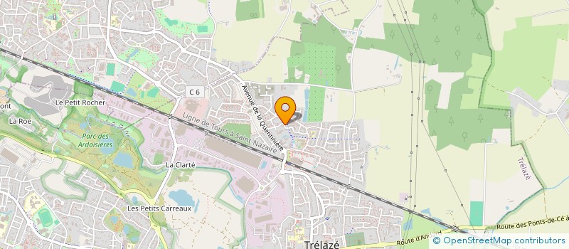 localisation de l'entreprise MONSIEUR MEHMET OKUR  TRELAZE