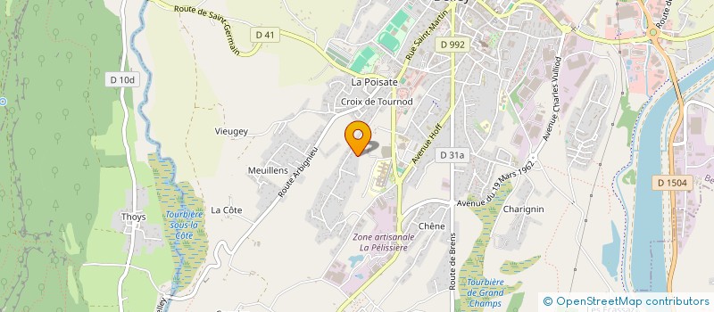 localisation de l'entreprise MONSIEUR MEHMET OLCAY  BELLEY