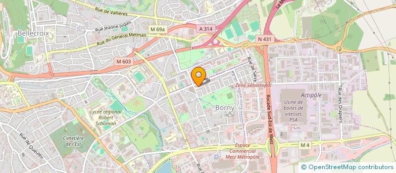 localisation de l'entreprise MONSIEUR MEHMET OLGUN  METZ