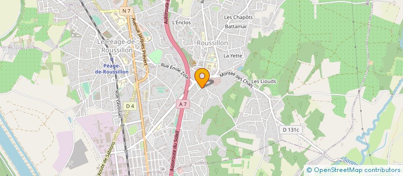 localisation de l'entreprise MONSIEUR MEHMET ORDEK à ROUSSILLON