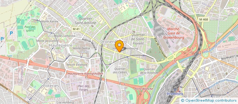localisation de l'entreprise MONSIEUR MEHMET ORUK à STRASBOURG