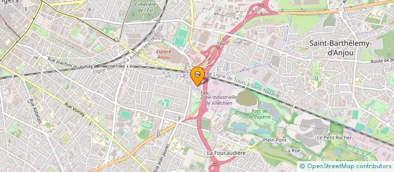 localisation de l'entreprise MONSIEUR MEHMET OZPINAR  SAINT-BARTHELEMY-D'ANJOU