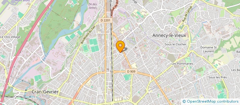 localisation de l'entreprise MONSIEUR MEHMET PARLAK  ANNECY