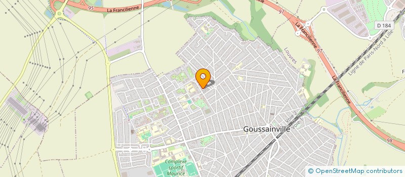 localisation de l'entreprise MONSIEUR MEHMET PEHLIVAN  GOUSSAINVILLE